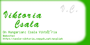 viktoria csala business card